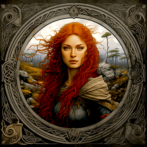 Tlachtga the red-haired daughter